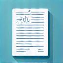 Icon representing a financial report